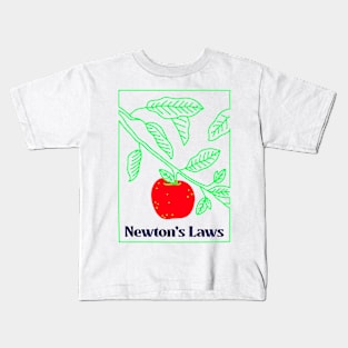 Newton's Law Kids T-Shirt